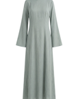 Elanor Linnen Dress ا Soft Mint