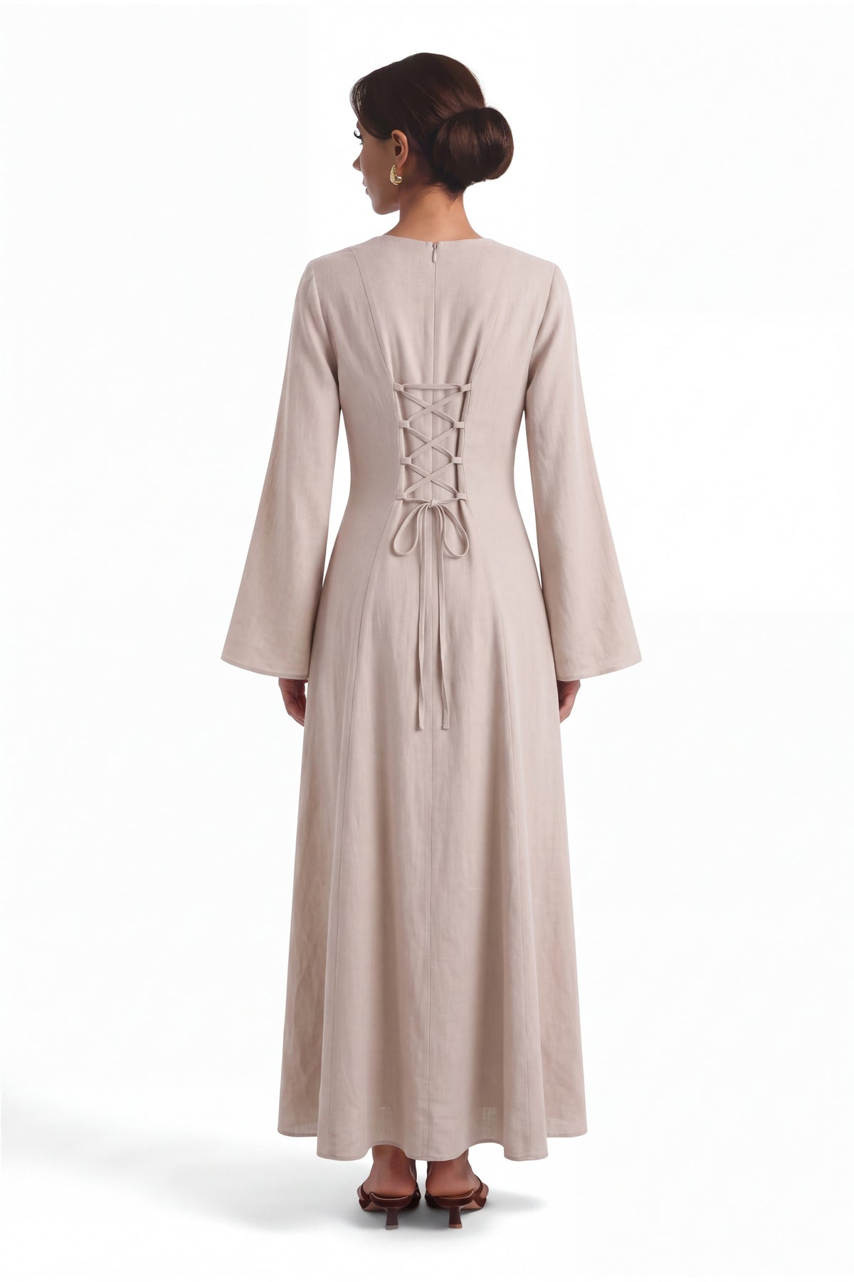 Elanor Dress ا Subtle beige
