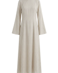 Elanor Linnen Dress ا Subtle beige