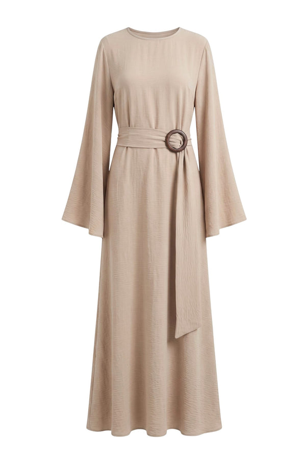 Jasmine Abaya ا Desert Beige