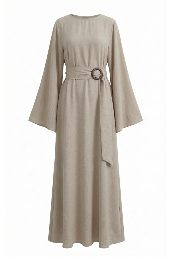 Jasmine Abaya ا Desert Beige