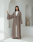 Lily Open Abaya ا Soft Linnen