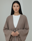 Lily Open Abaya ا Soft Linnen