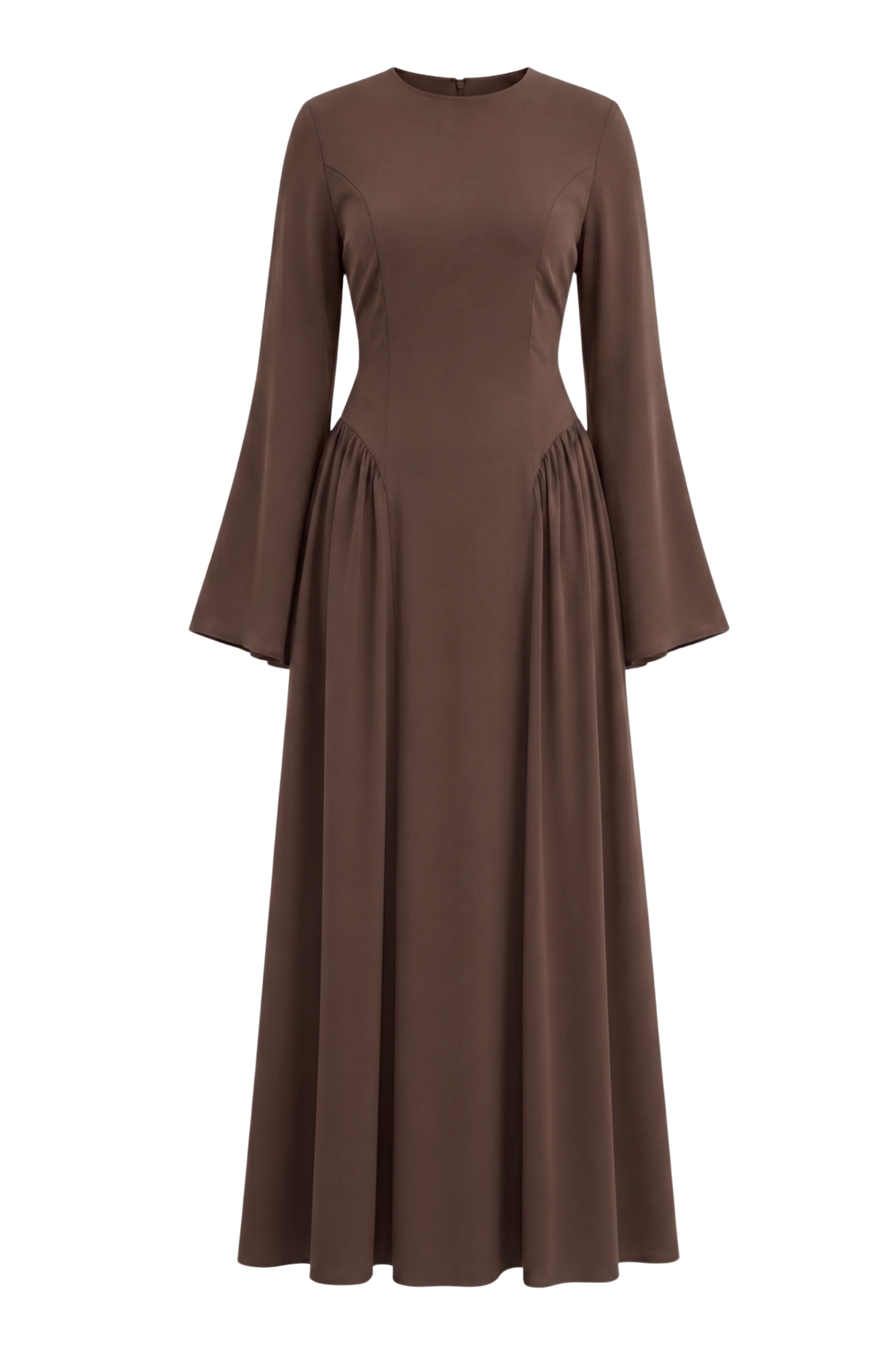 Magnolia Dress ا Chestnut Brown – Modest Ones