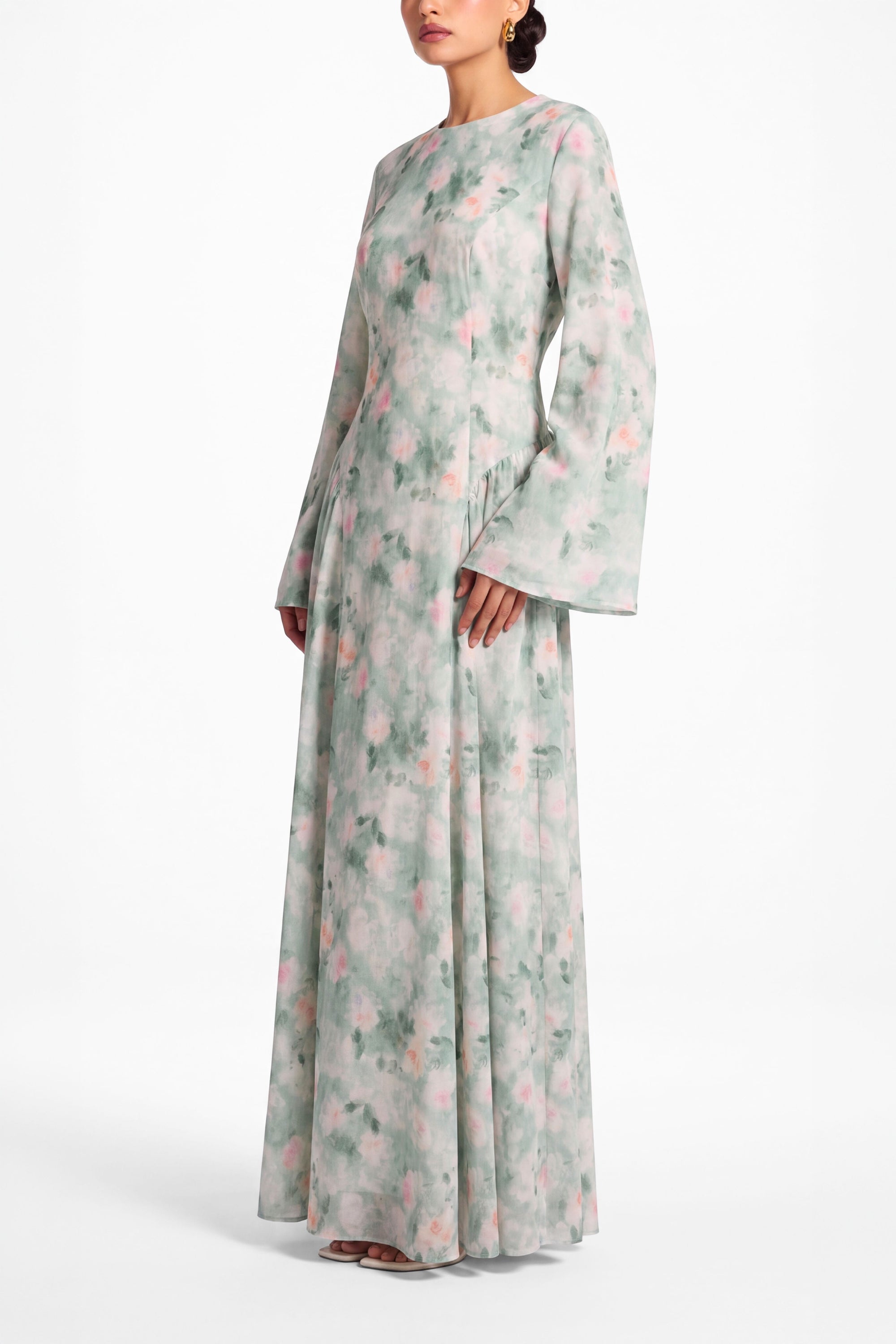 Marielle Dress ا Sage Bloom