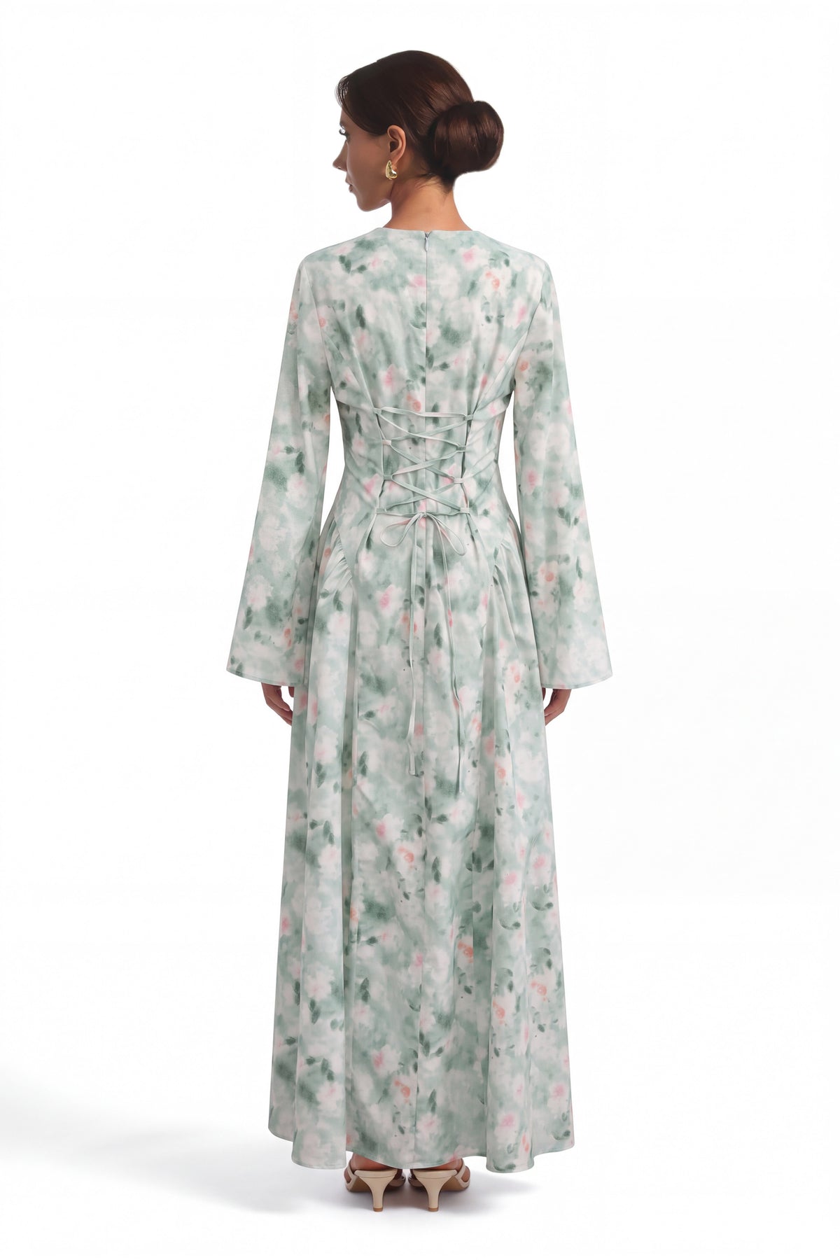 Marielle Dress ا Sage Bloom