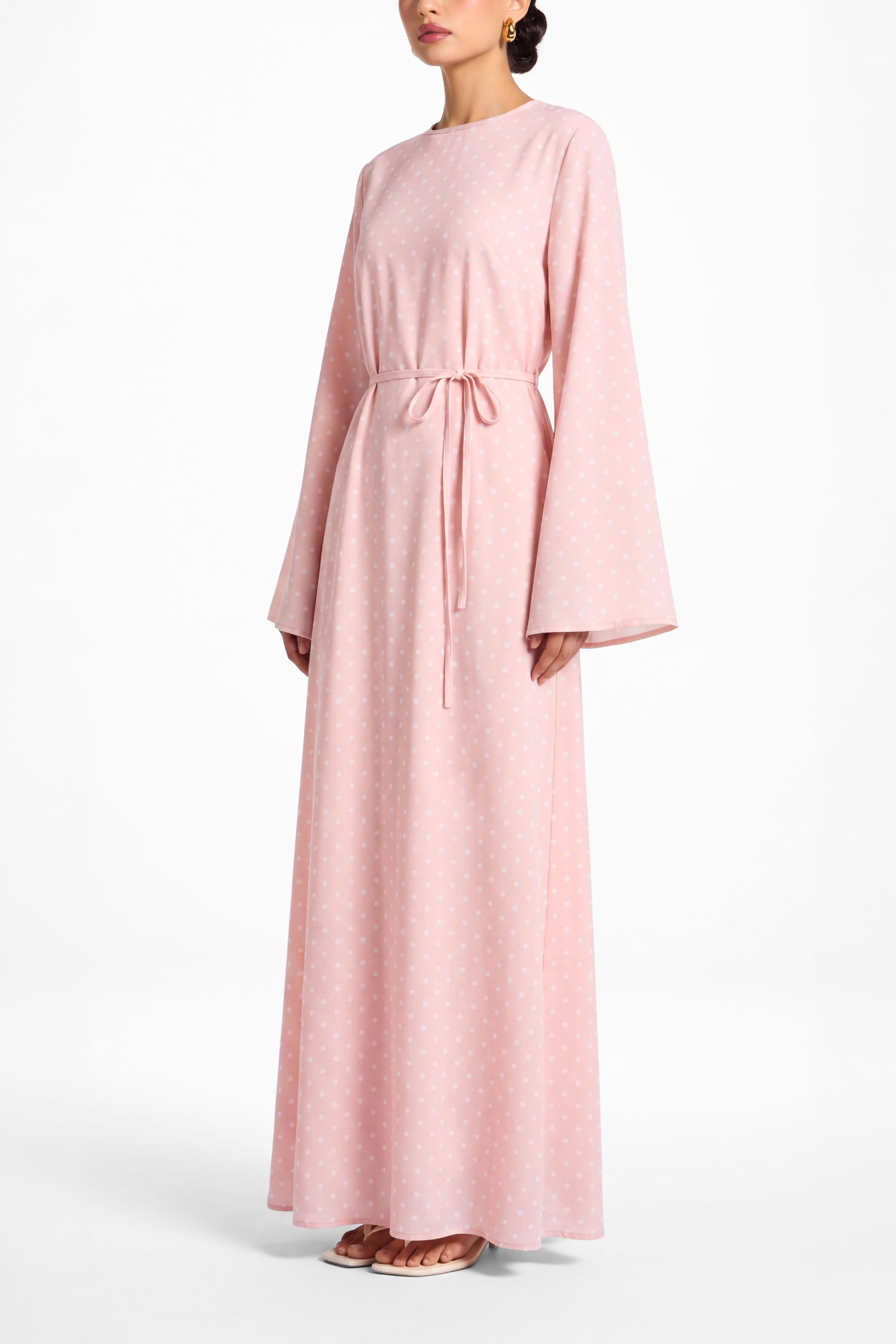 Nadia Dress ا Blush Pink