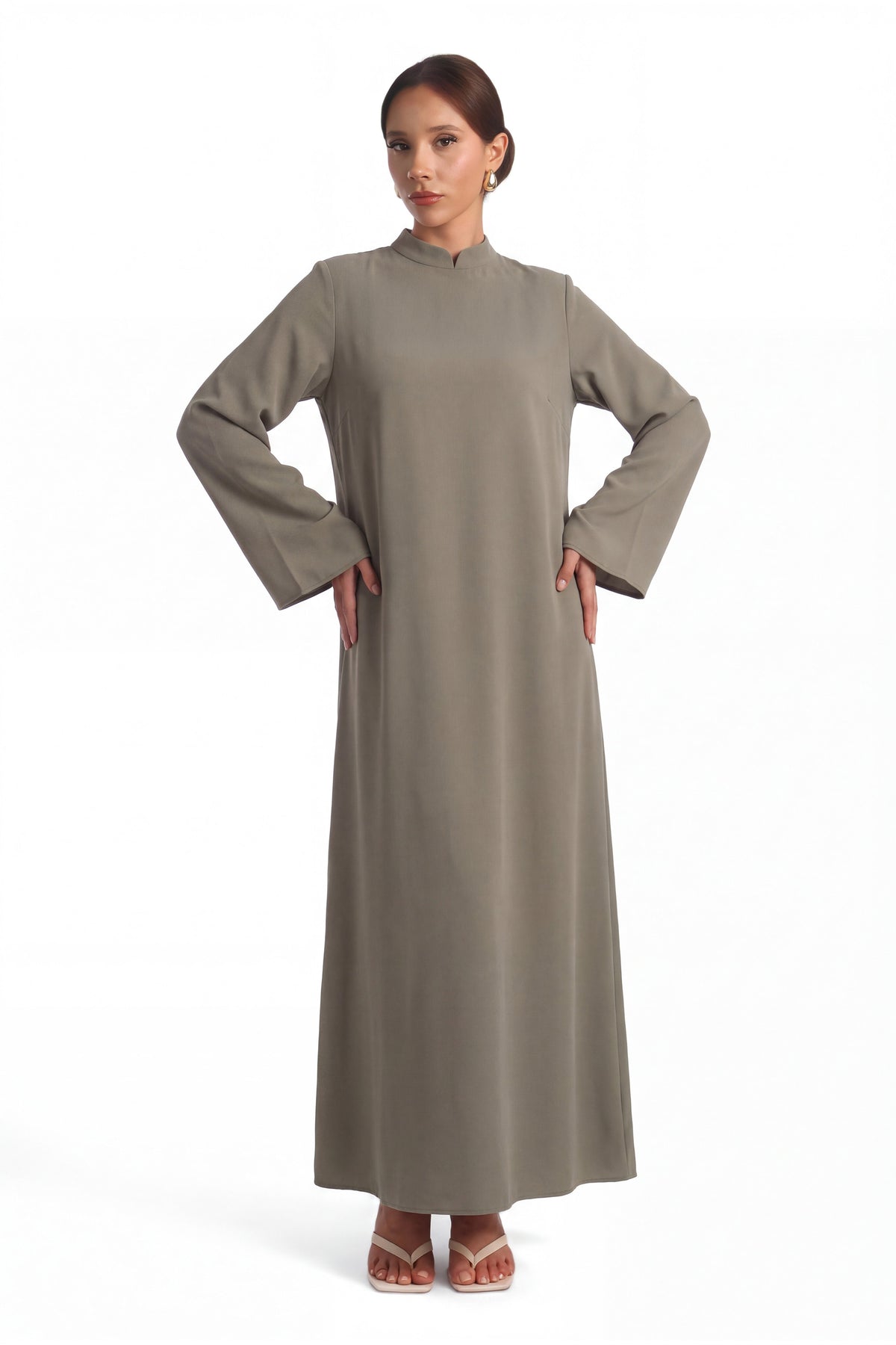 Nehir Abaya ا Olive Green