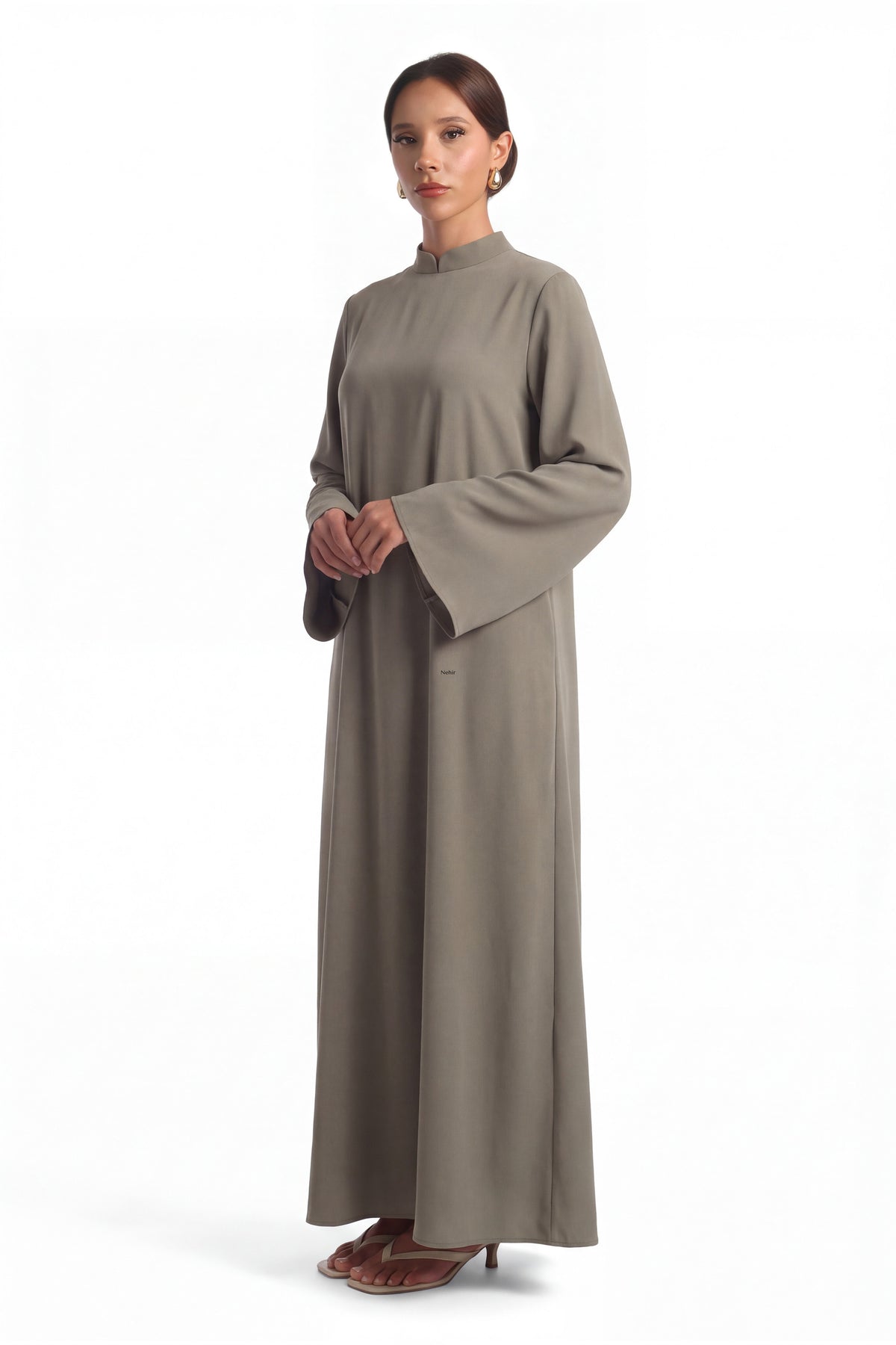 Nehir Abaya ا Olive Green