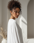 Nerine Essential Abaya  ا Soft White