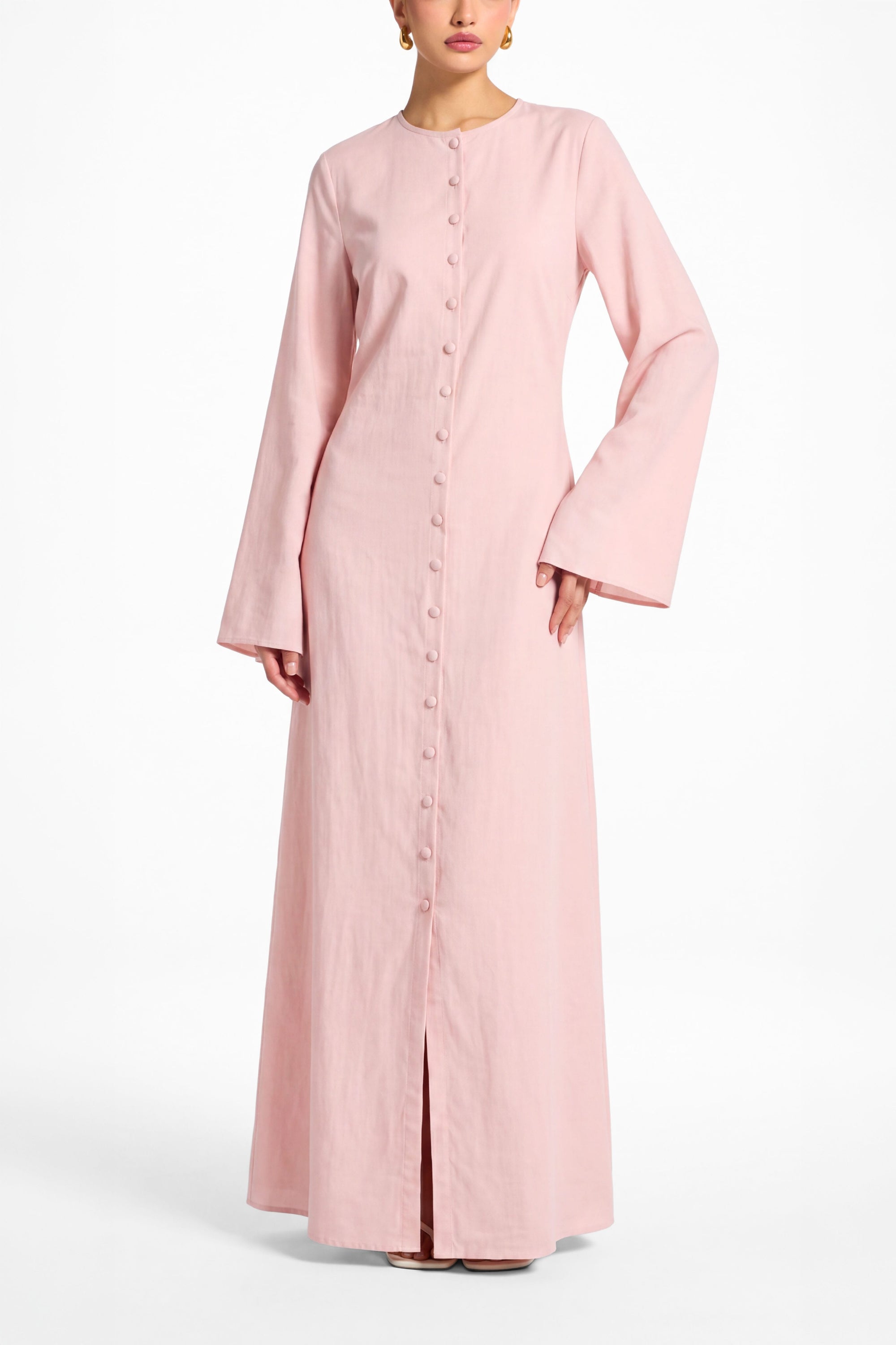 Noor Abaya ا Blush Pink