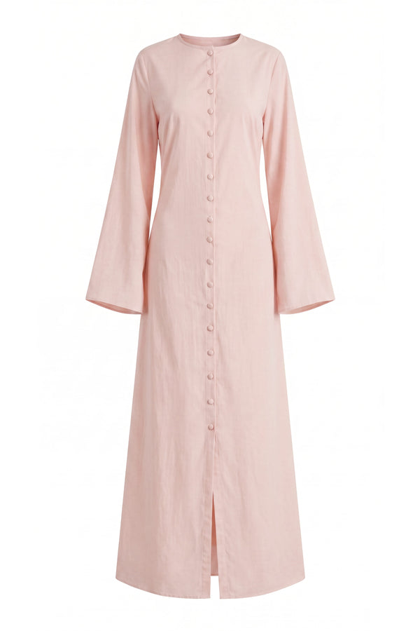 Noor Abaya ا Blush Pink