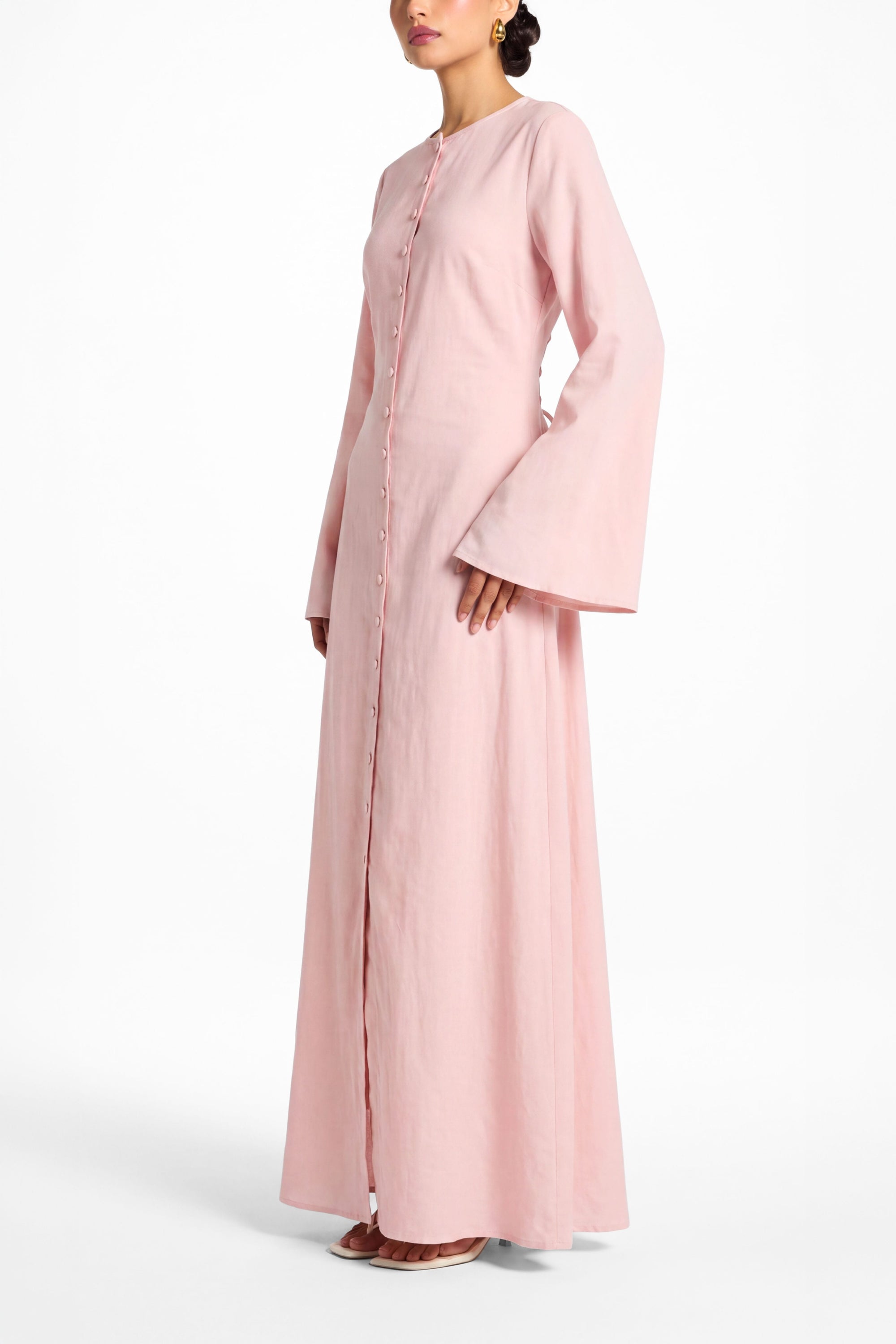 Noor Abaya ا Blush Pink