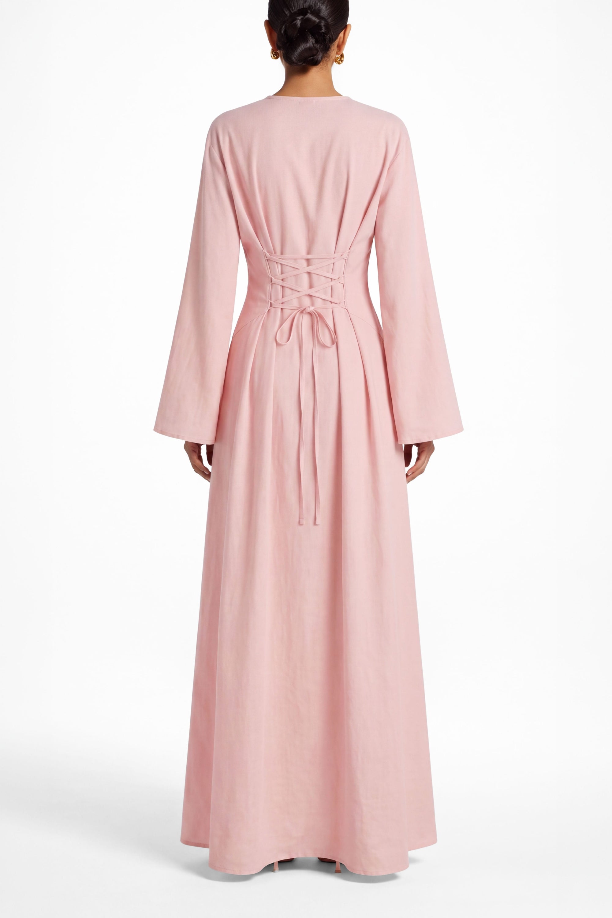 Noor Abaya ا Blush Pink