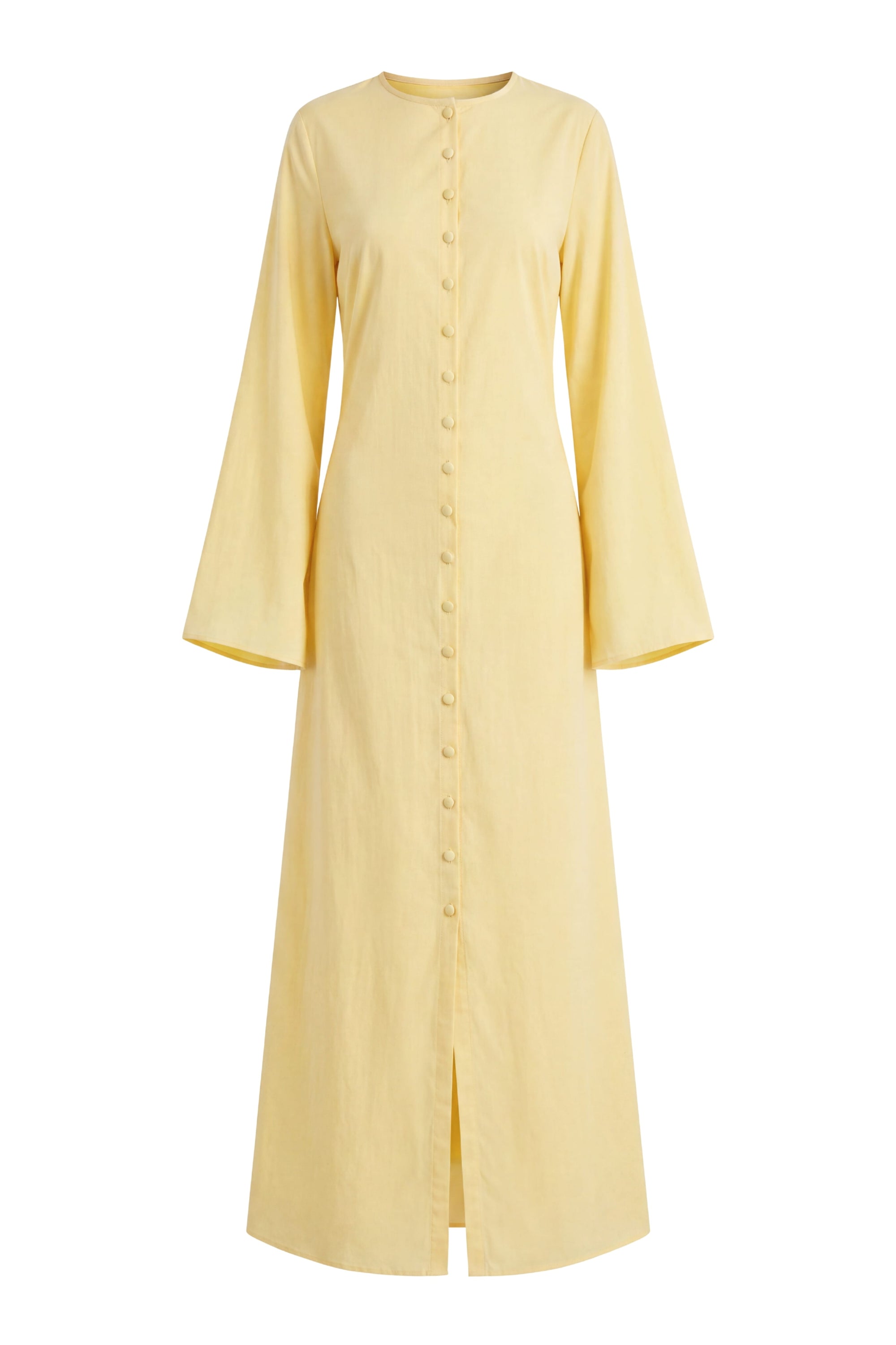 Noor Abaya ا Soft Yellow
