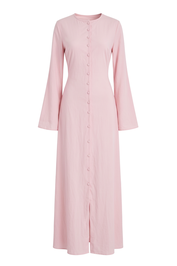 Noor Abaya ا Blush Pink
