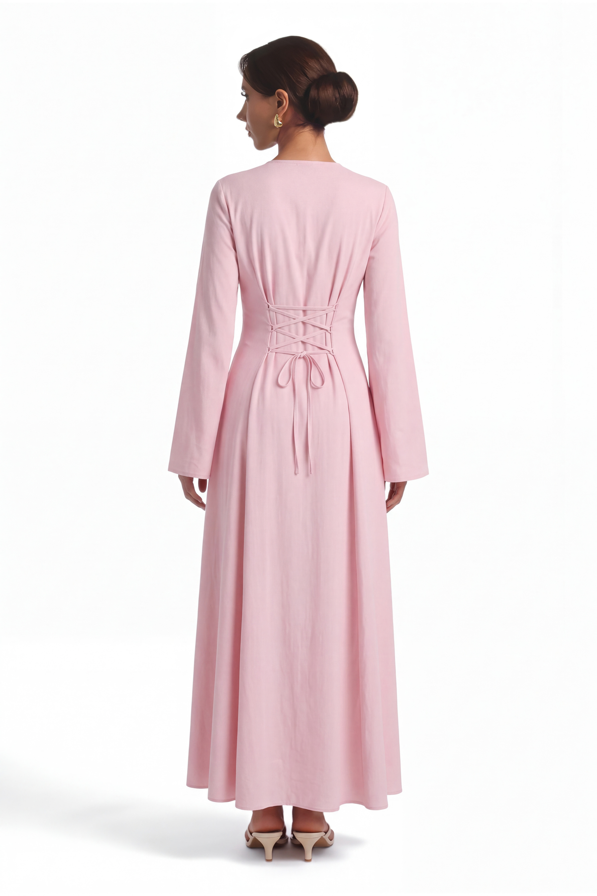 Noor Abaya ا Blush Pink