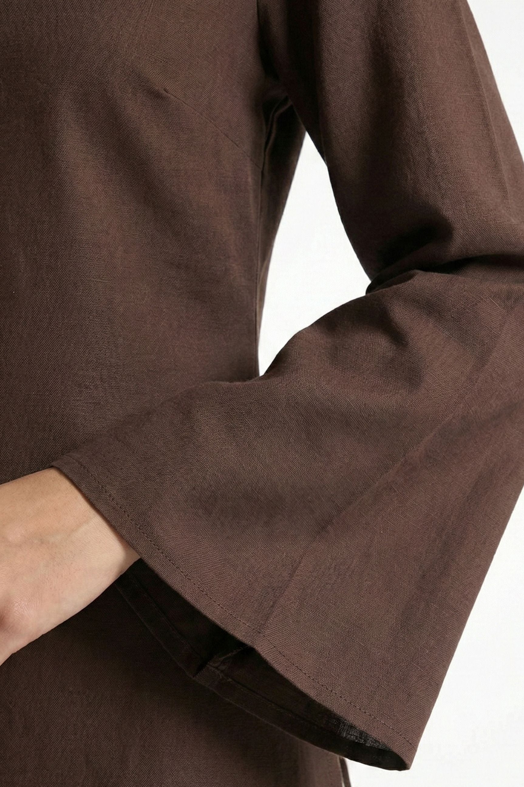 Olivia Two-piece ا Brown-White