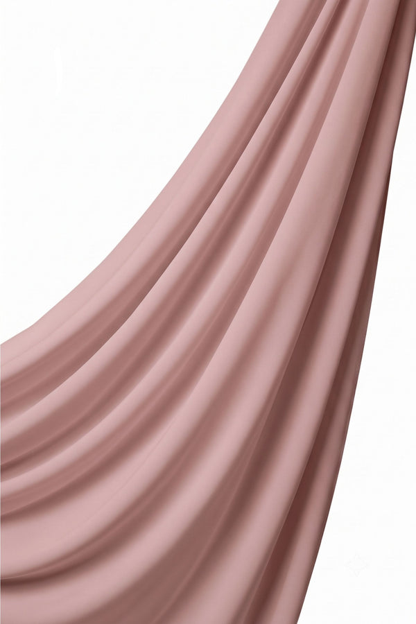 Orchid Opaque Chiffon Hijab ا Pale Pink