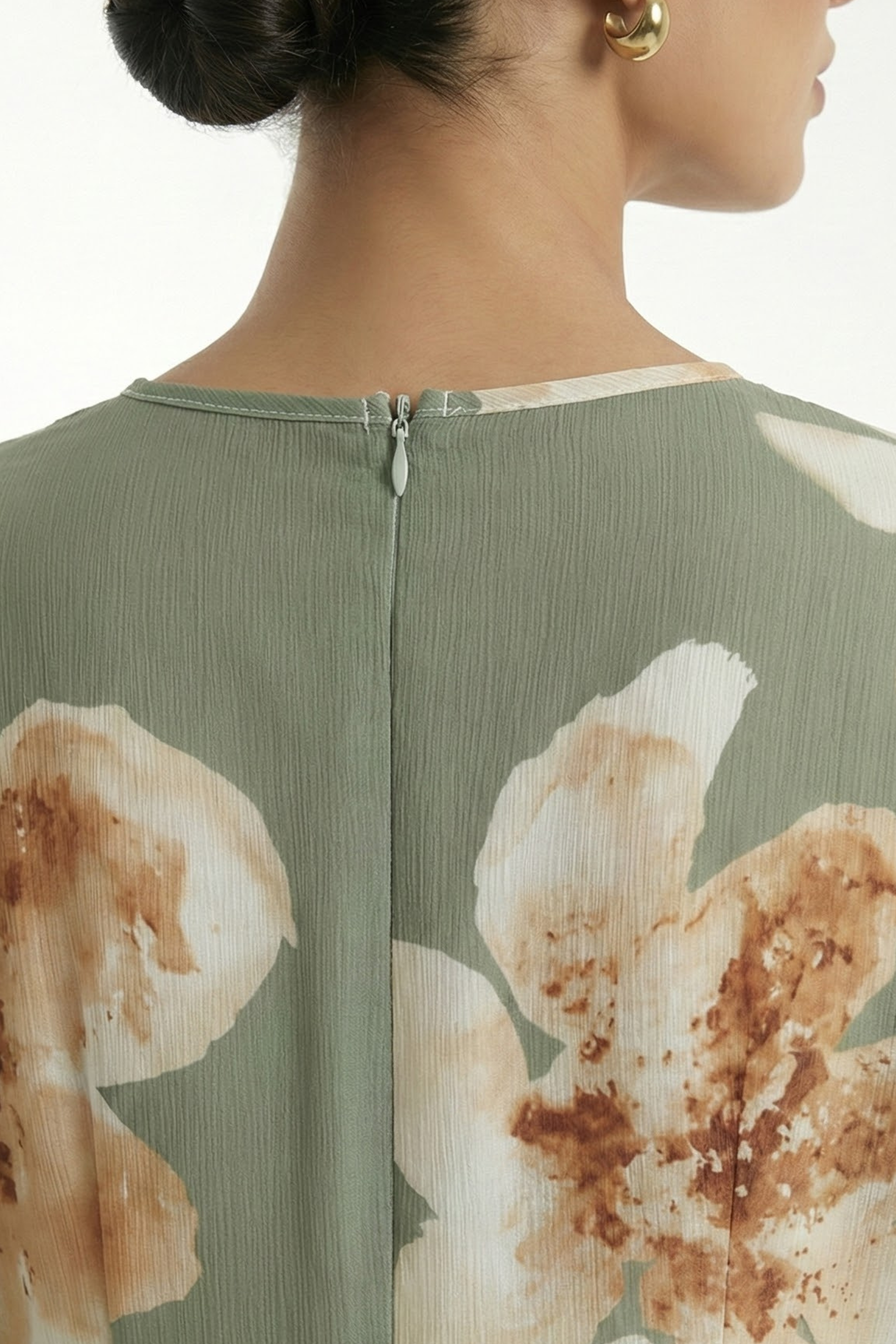 Rosara Dress ا Olive Green