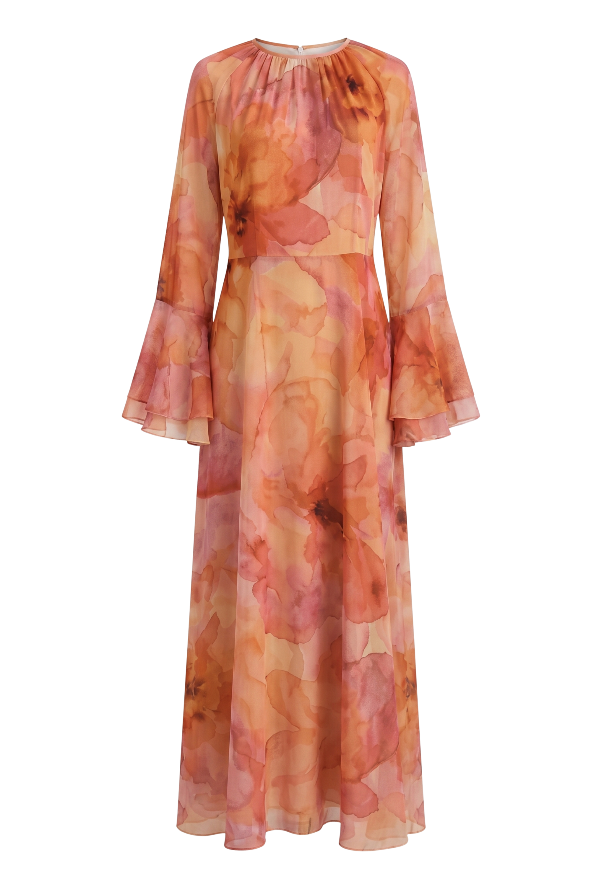 Zahra Dress ا Soft Orange