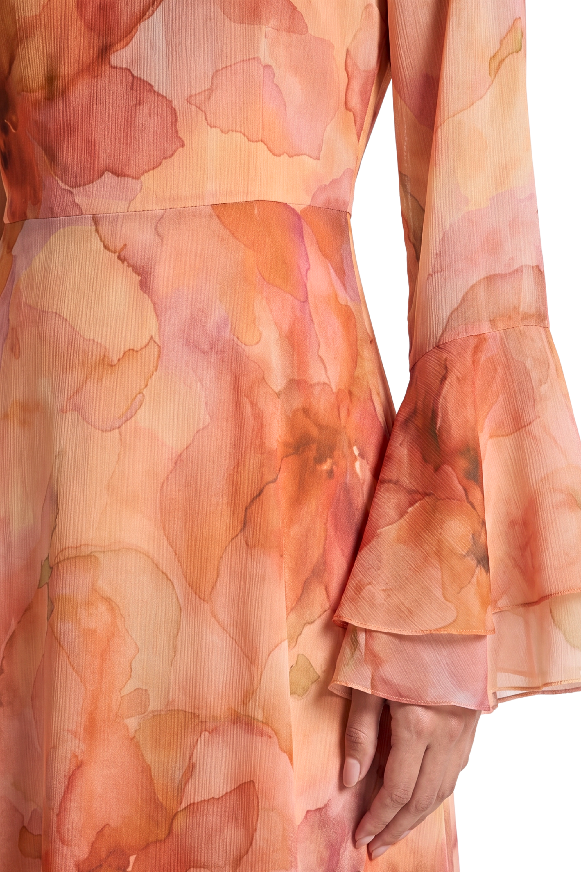 Zahra Dress ا Soft Orange