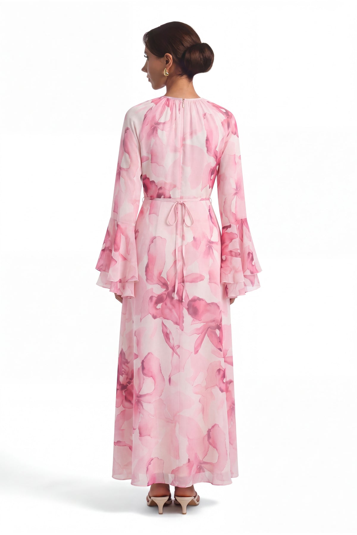 Zahra Dress ا Soft Pink