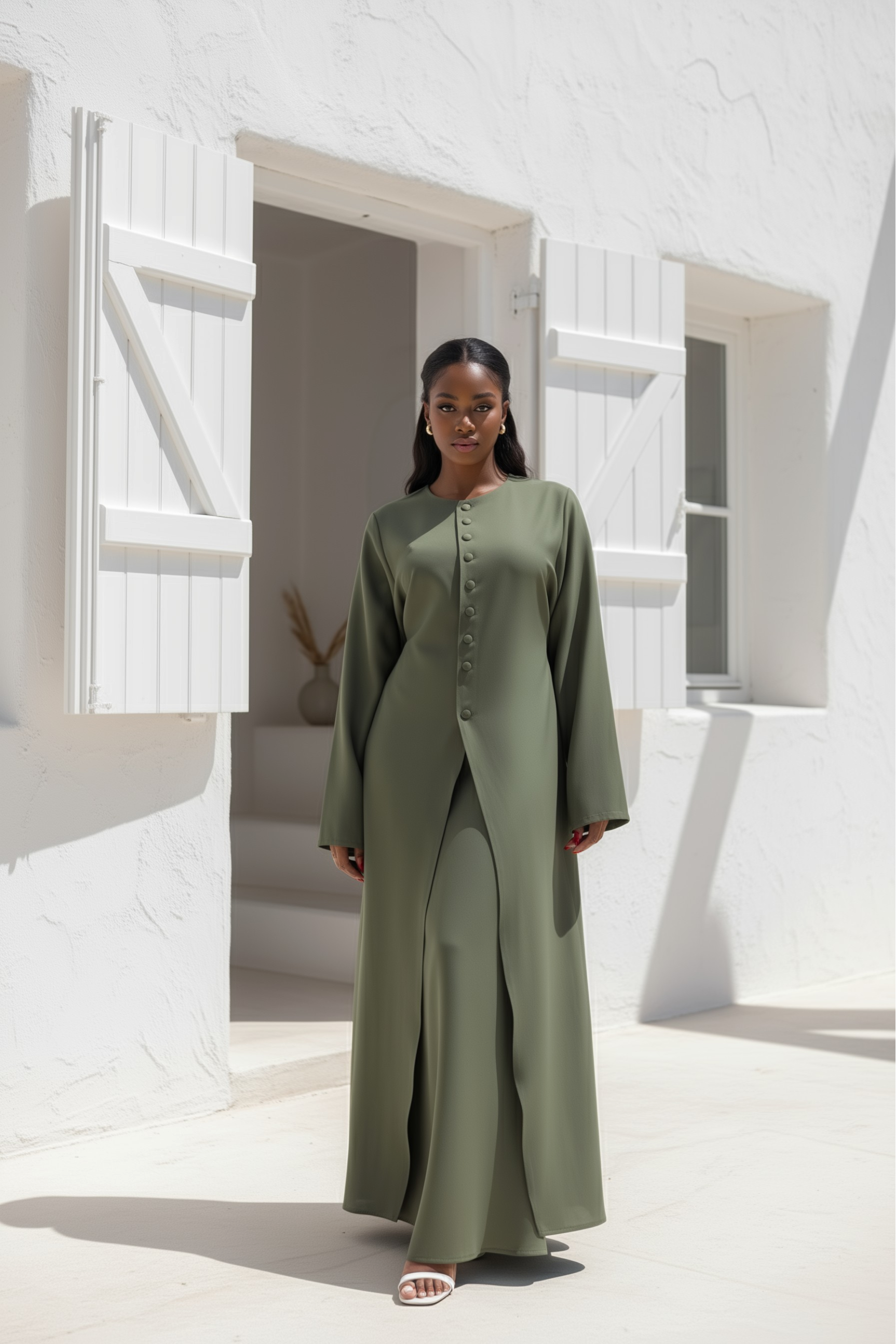Zara Two Piece ا Olive Green