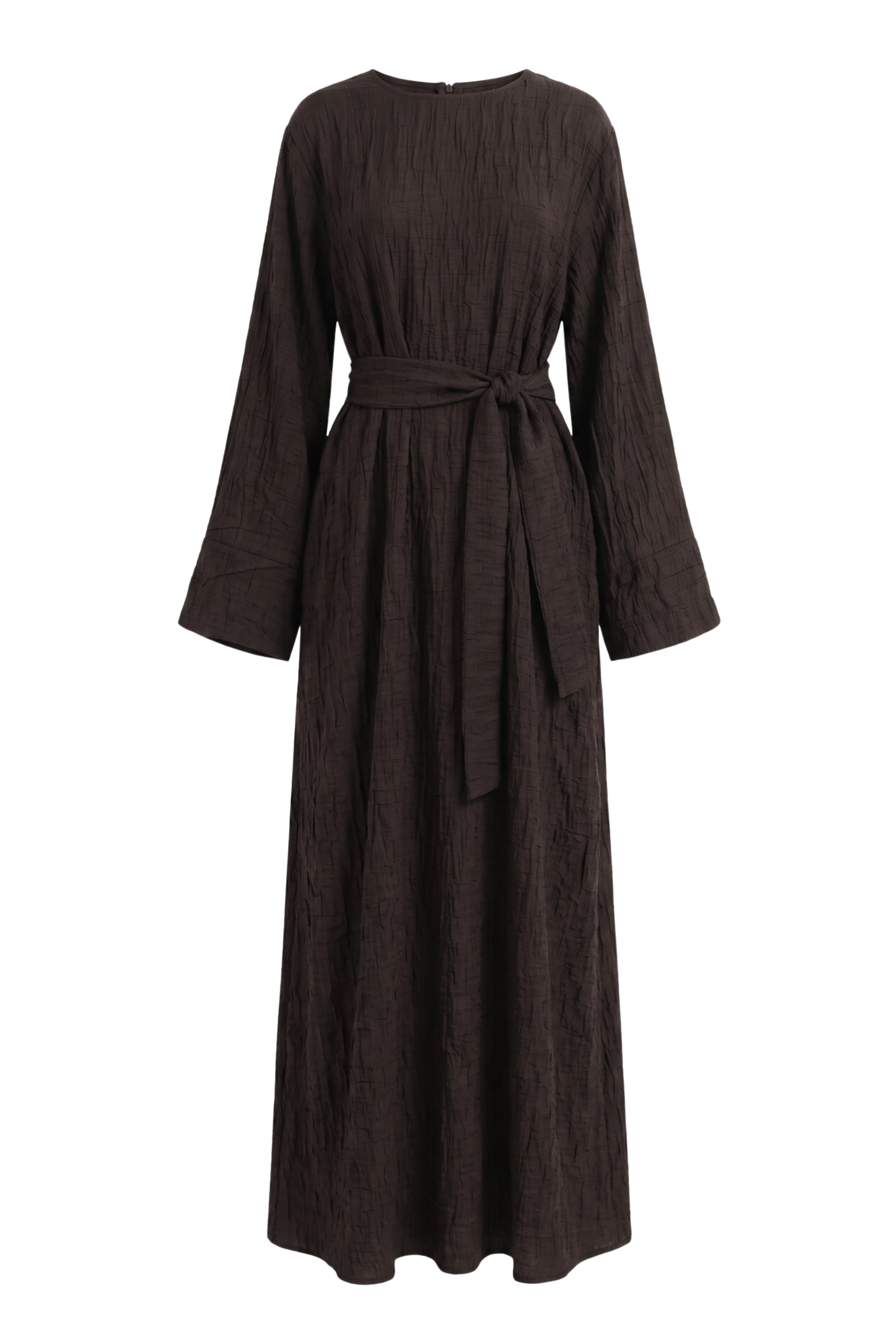Zariah Dress ا Deep Brown