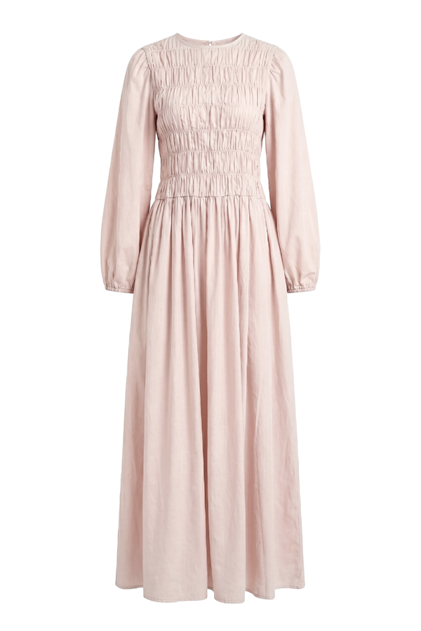 Zinia Dress ا Soft Pink