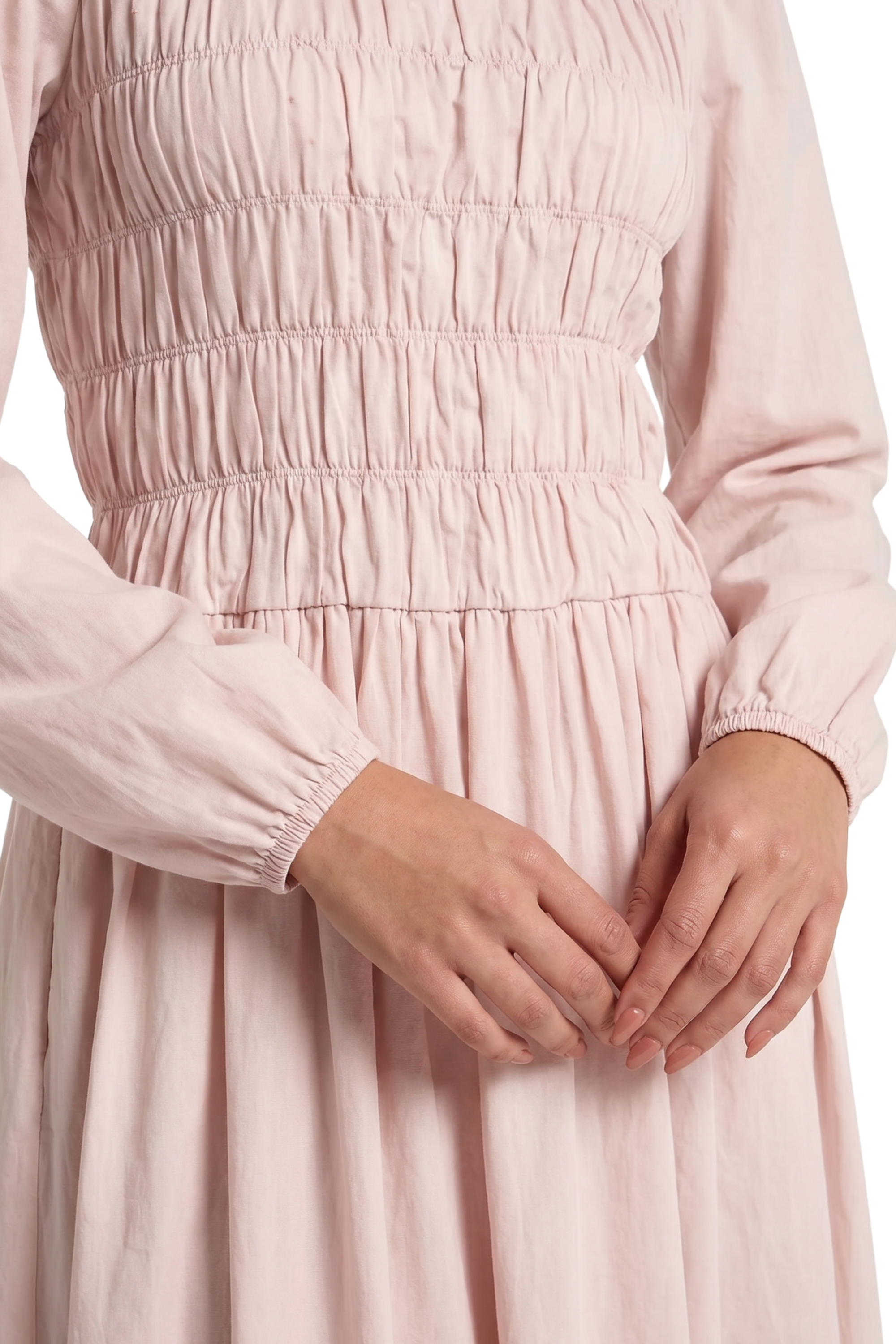 Zinia Dress ا Soft Pink