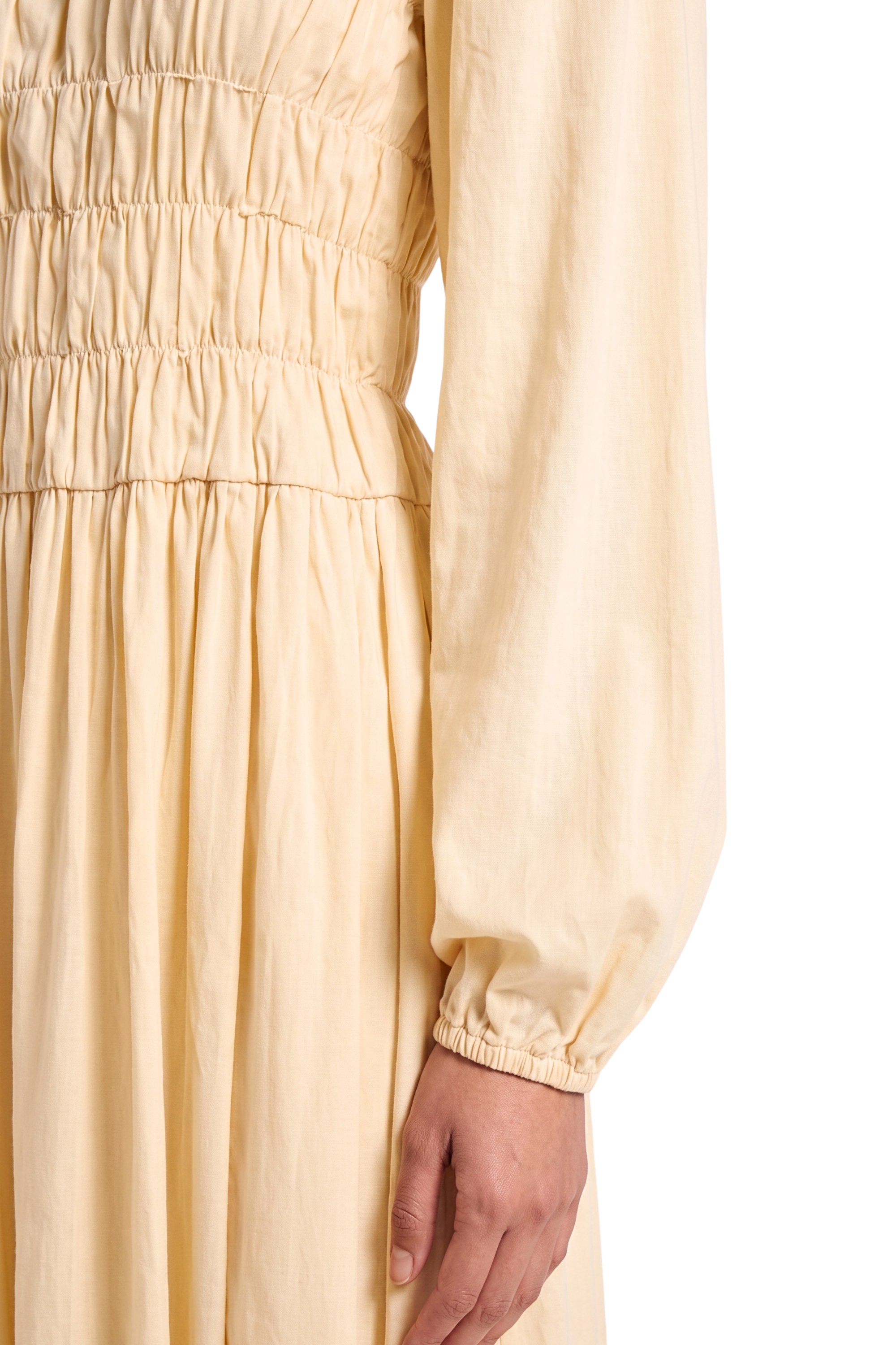 Zinia Dress ا Soft Yellow