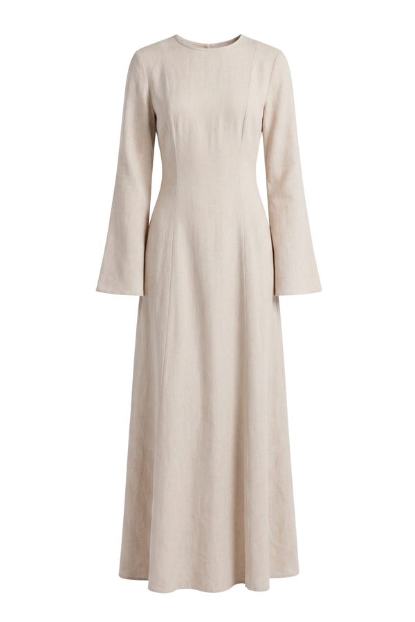 Elanor Dress ا Subtle beige
