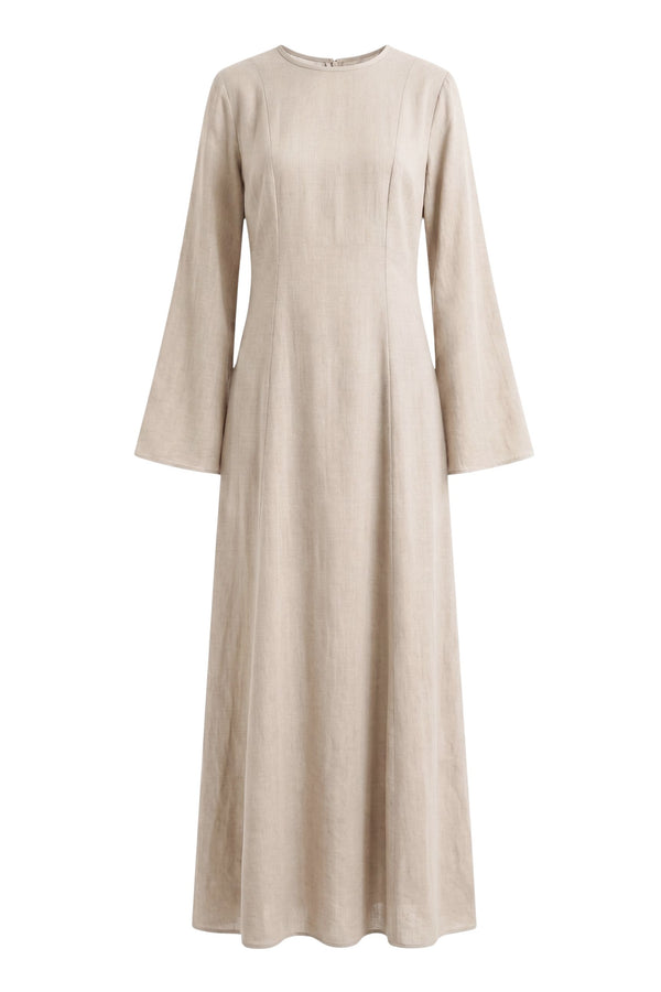 Elanor Dress ا Subtle beige