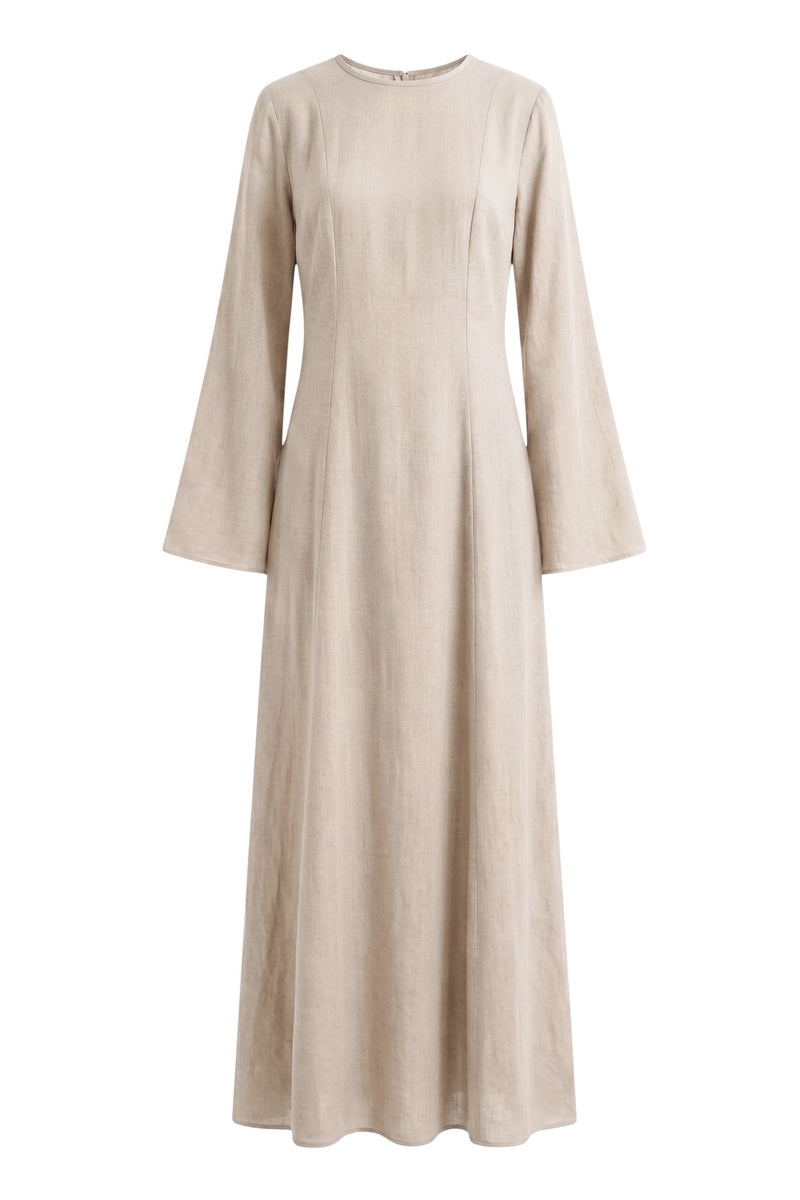 Elanor Dress ا Subtle beige