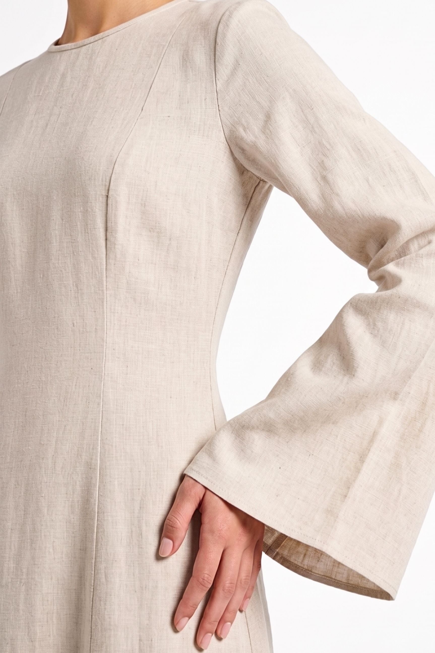 Elanor Dress ا Subtle beige