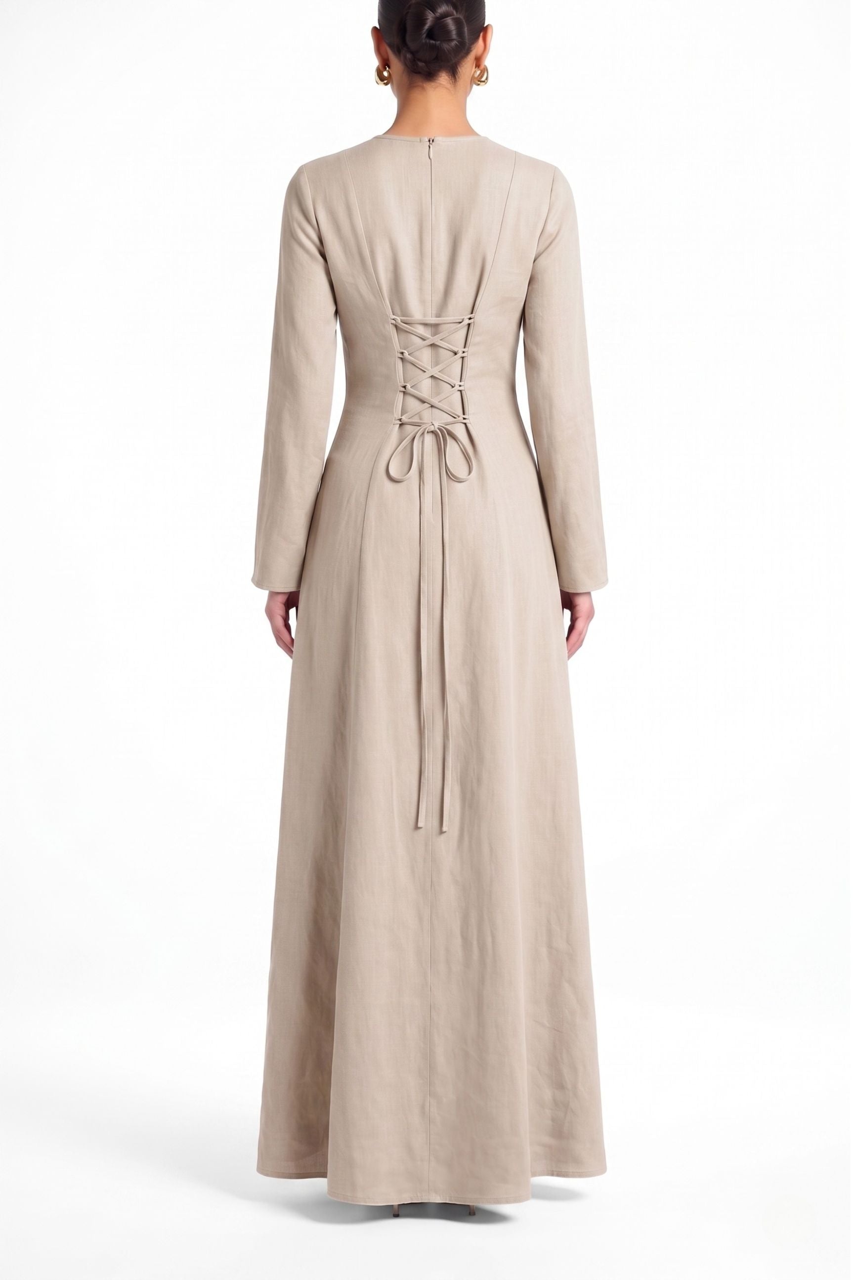 Elanor Dress ا Subtle beige