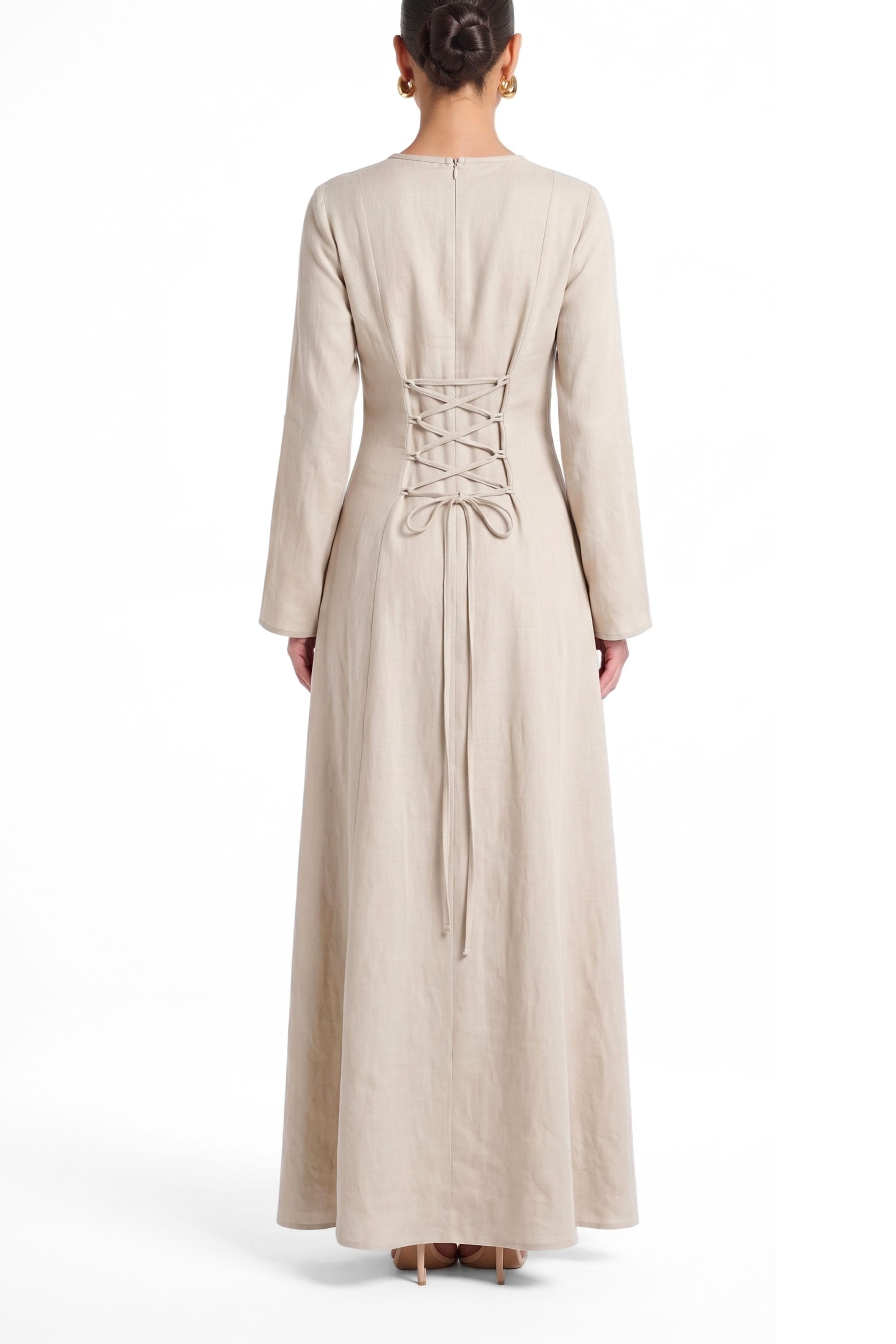 Elanor Dress ا Subtle beige