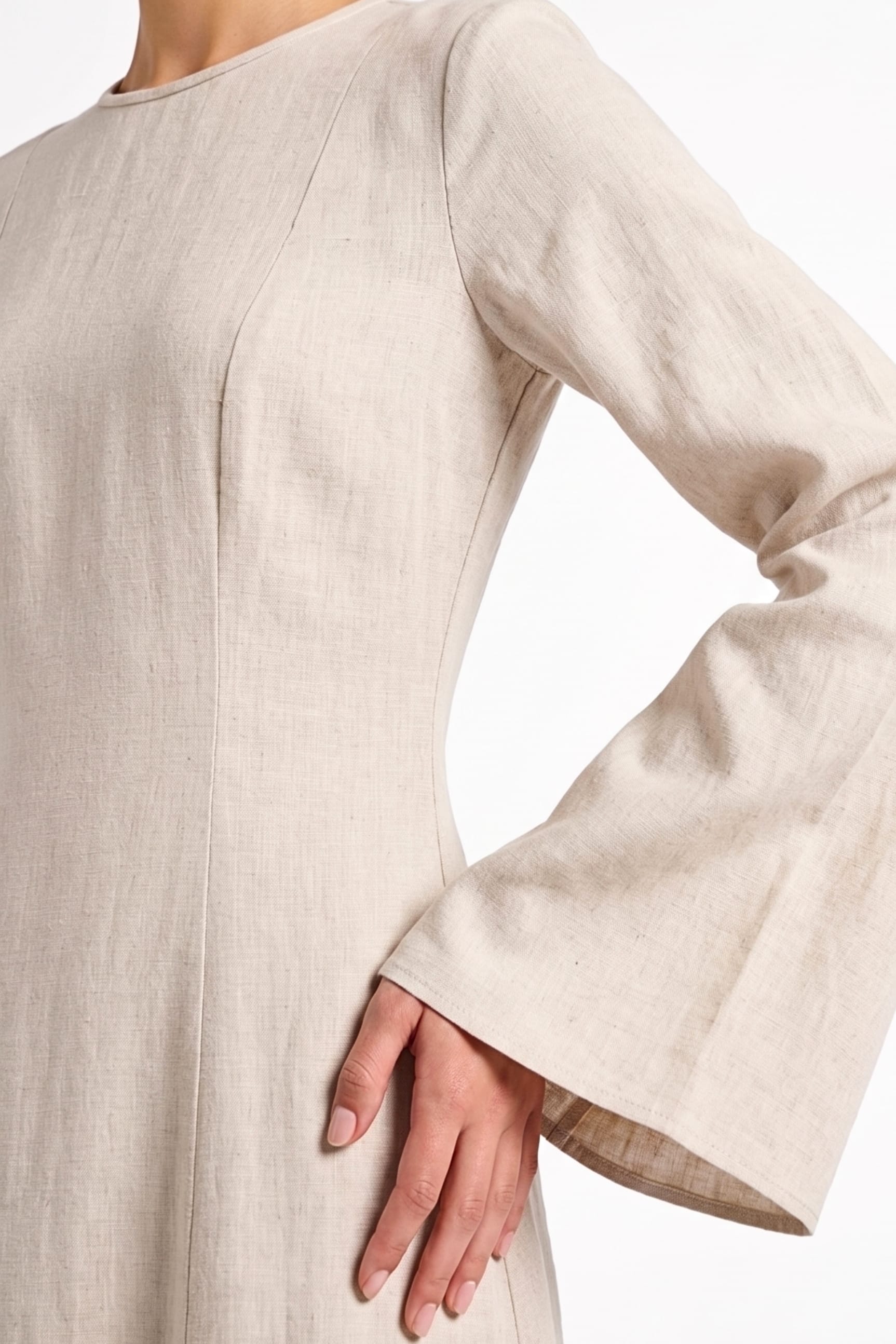 Elanor Dress ا Subtle beige