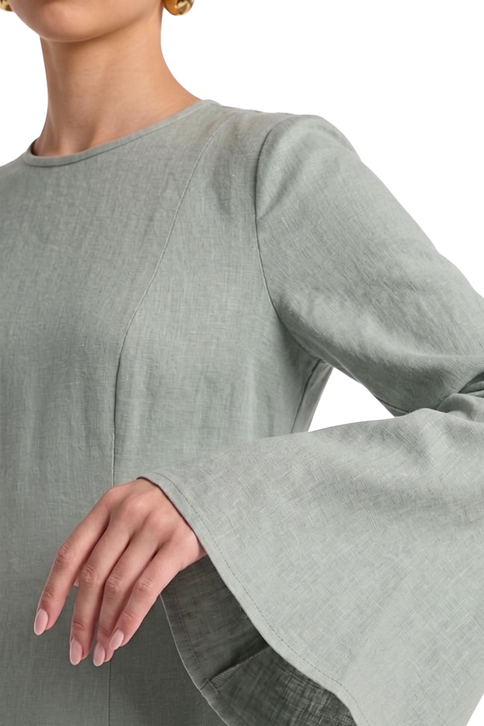 Elanor Dress ا Soft Mint