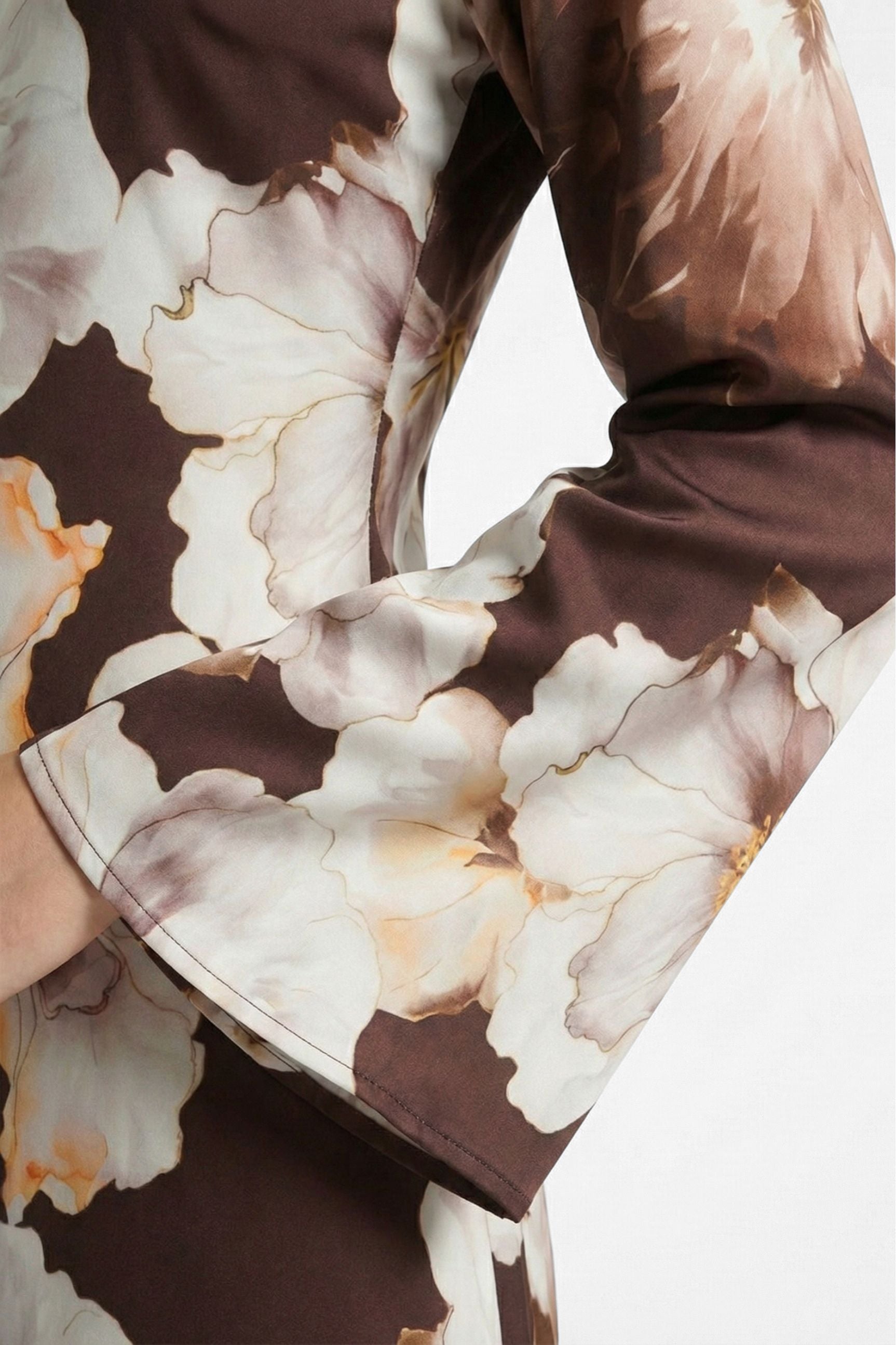 Flora Dress ا Soft Brown