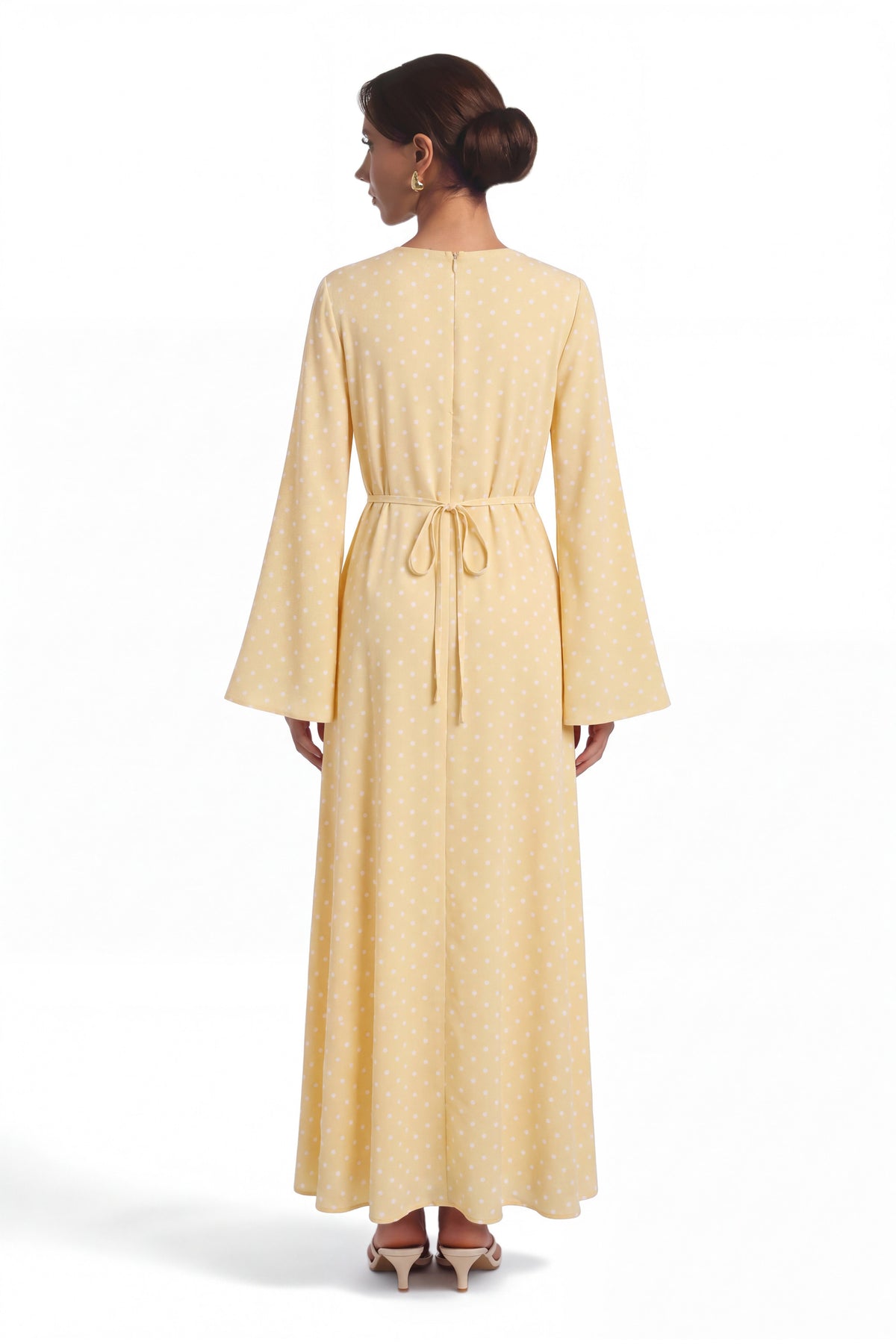 Nadia Dress ا Butter Yellow