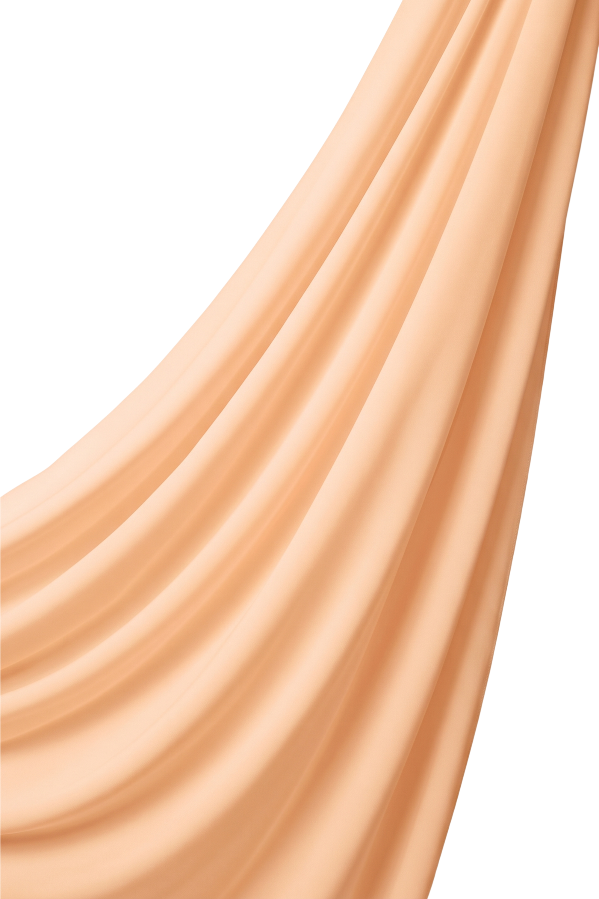 Orchid Opaque Chiffon Hijab ا Peachy Apricot