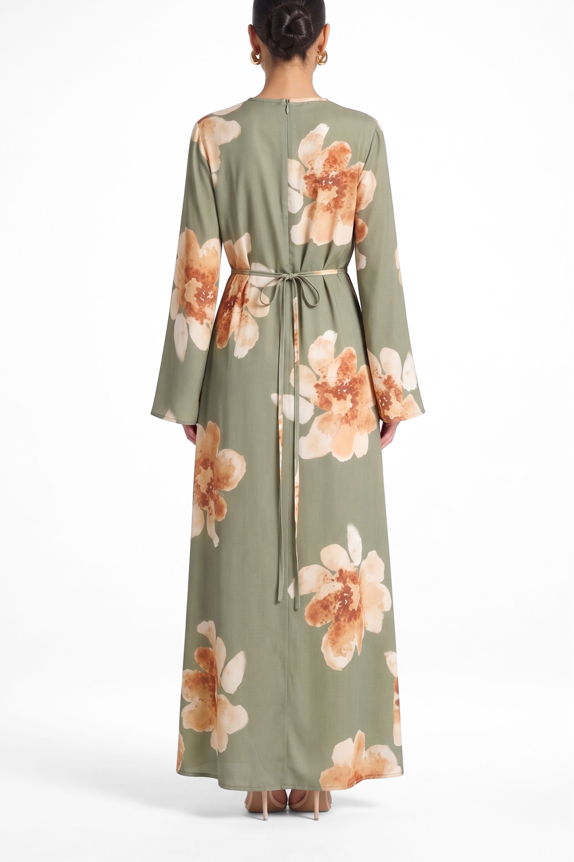 Rosara Dress ا Olive Green – Modest Ones Rosara Dress ا Olive Green – Modest Ones