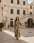Rosara Dress ا Olive Green