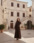 Dahliya Dress ا Celestial Brown