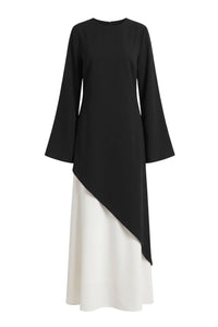 Olivia Two-piece ا Black-White